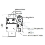 Hurlcon Astralpool Gas Regulator Valve For Hx 70 120 Jx 130 160 And Wx Heaters Gas Heater Parts