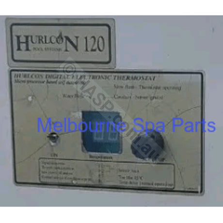 Hurlcon HX70 / HX120 / HX150 & WX - 70275HX Thermostat PCB - and Labels - Heater and Spa Parts