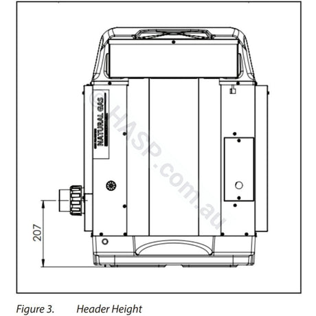 AstralPool ICI 200 Gas Pool & Spa Heater
