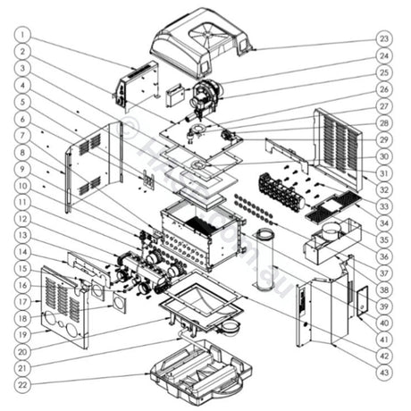 Astralpool ICI Gas Heater Spare Parts List - Heater and Spa Parts