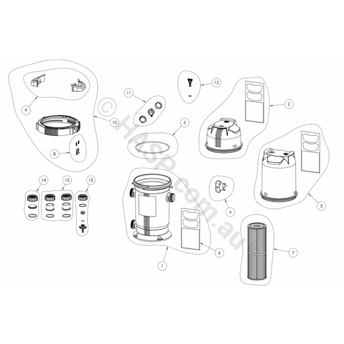 Astralpool Xc / Zodiac Zxc Body O-Ring