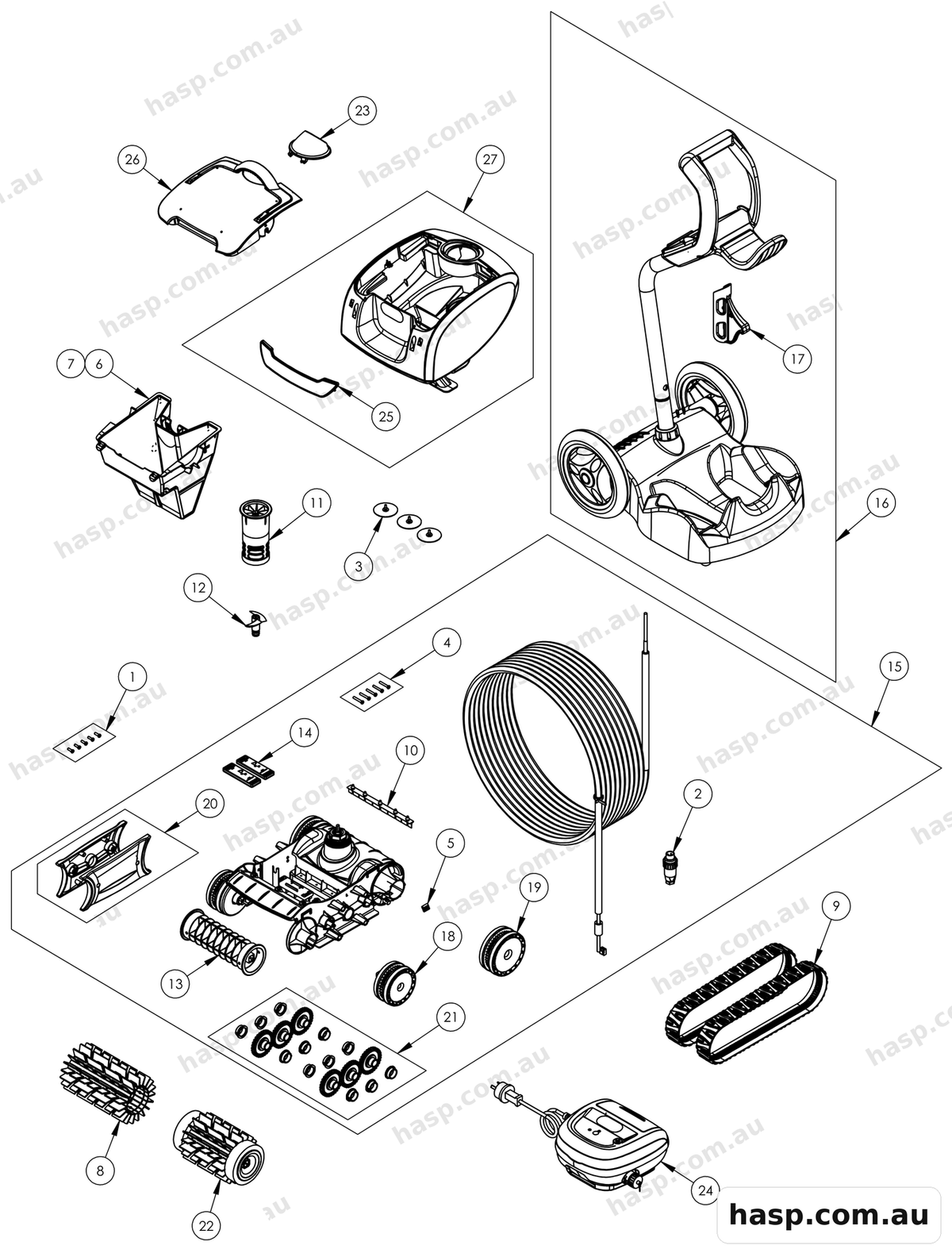 AstralPool QG50 Spare Parts