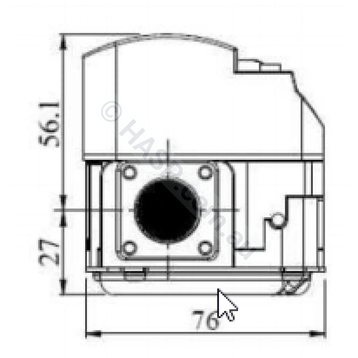 Techrite - Hurlcon Astralpool Gas Regulator Valve for HX 70, HX 120, WX Gas Heaters - Heater and Spa Parts