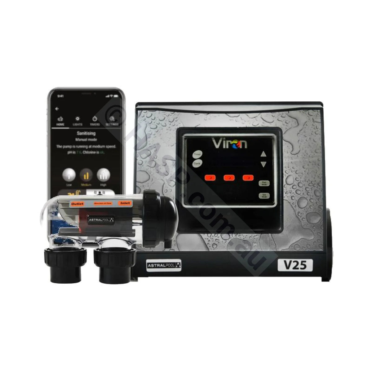 ASTRALPOOL V25 VIRON CHLORINATOR-B-TOOTH 13808