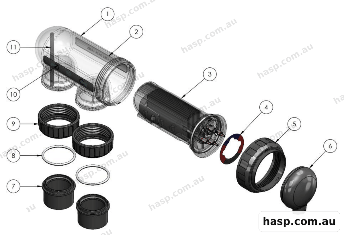 AstralPool VIRON & EQ CELLS Spare Parts