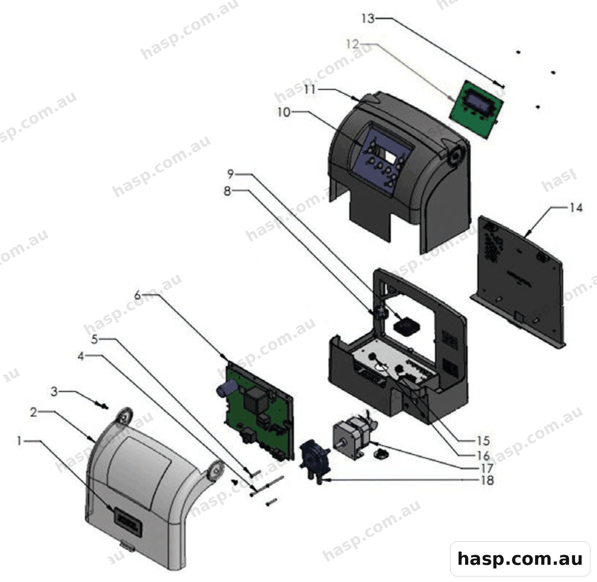 AstralPool VIRON EQUILIBRIUM SALT CHLORINATOR Spare Parts