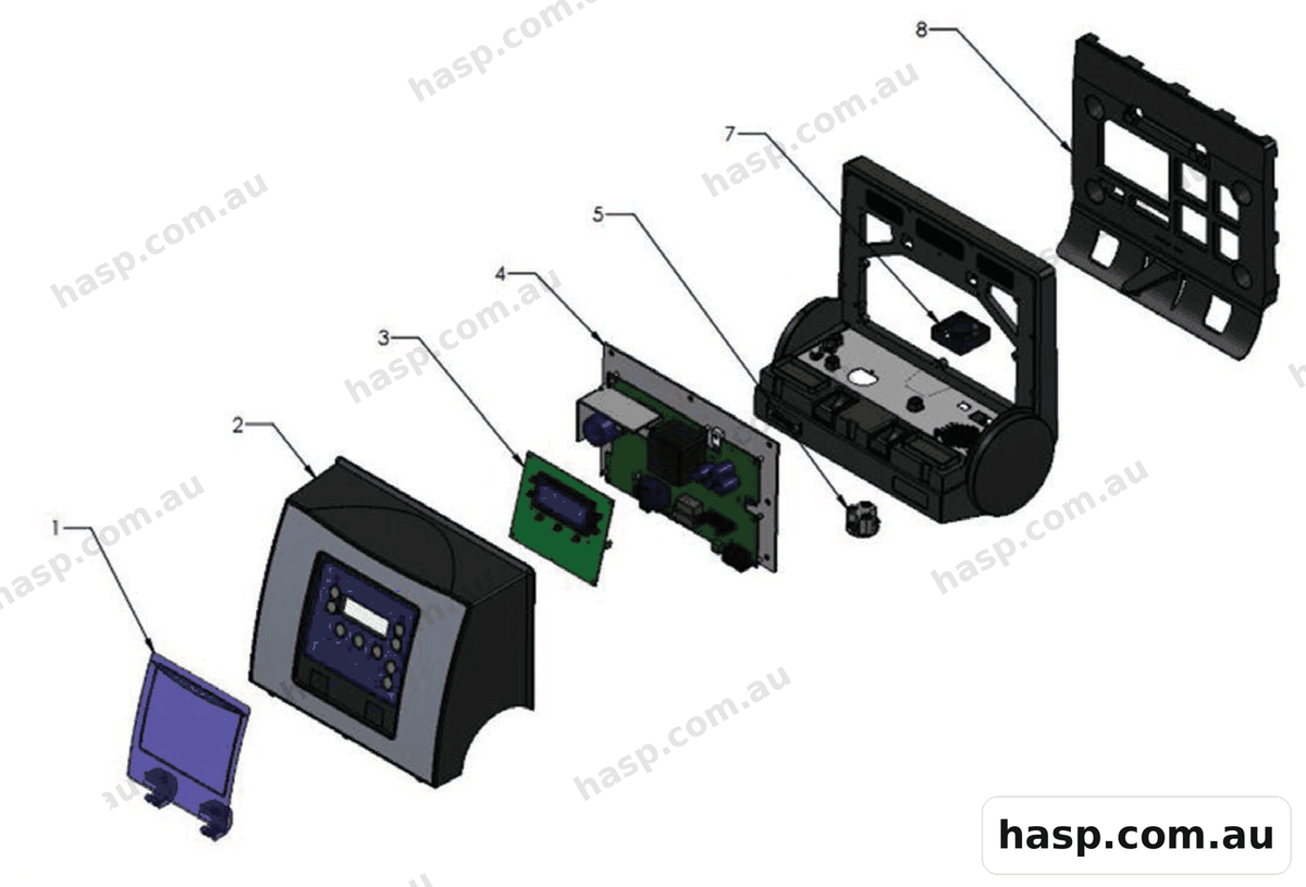AstralPool VIRON SALT CHLORINATOR Spare Parts