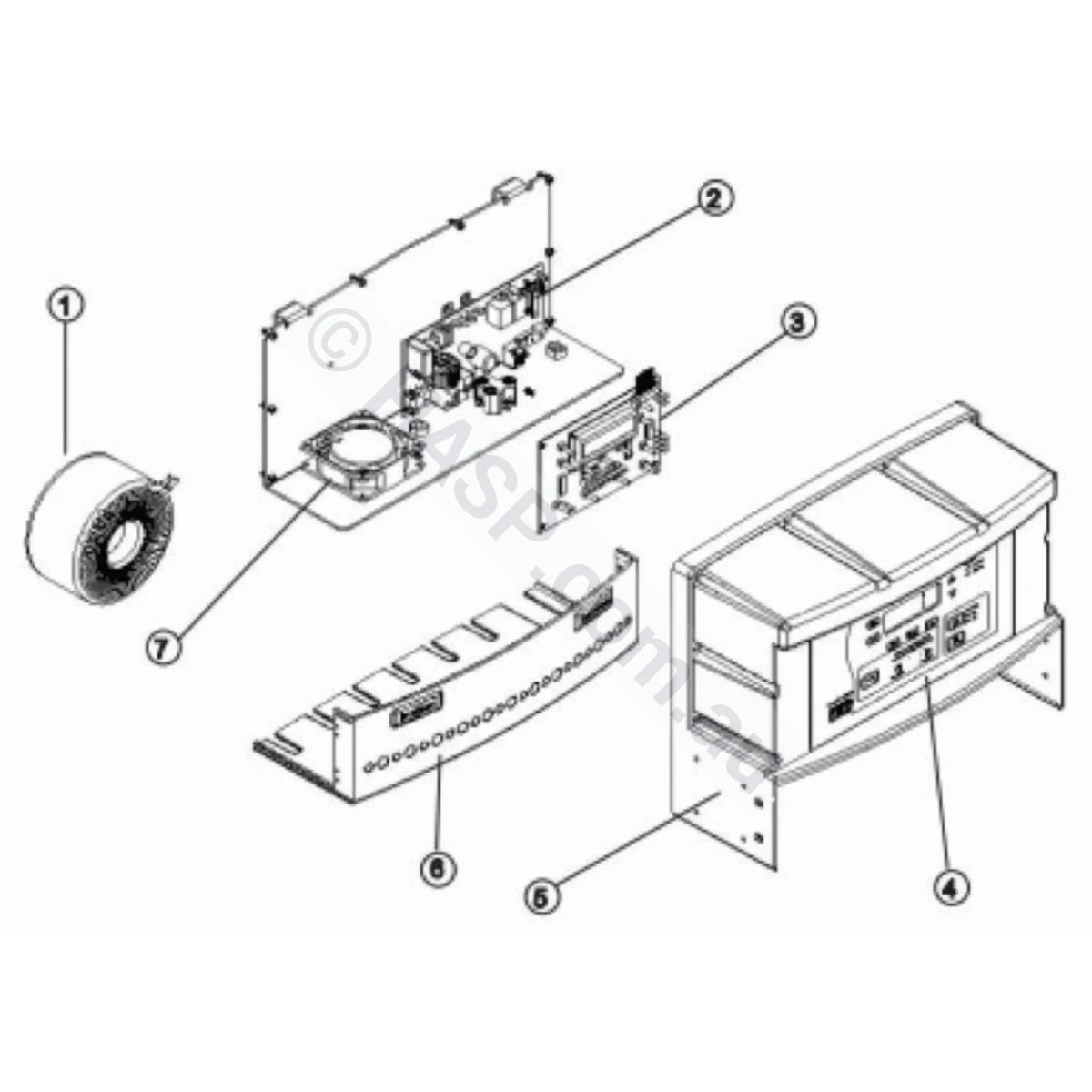 Astralpool VX & E-Series Chlorinator Cooling Fan 76223