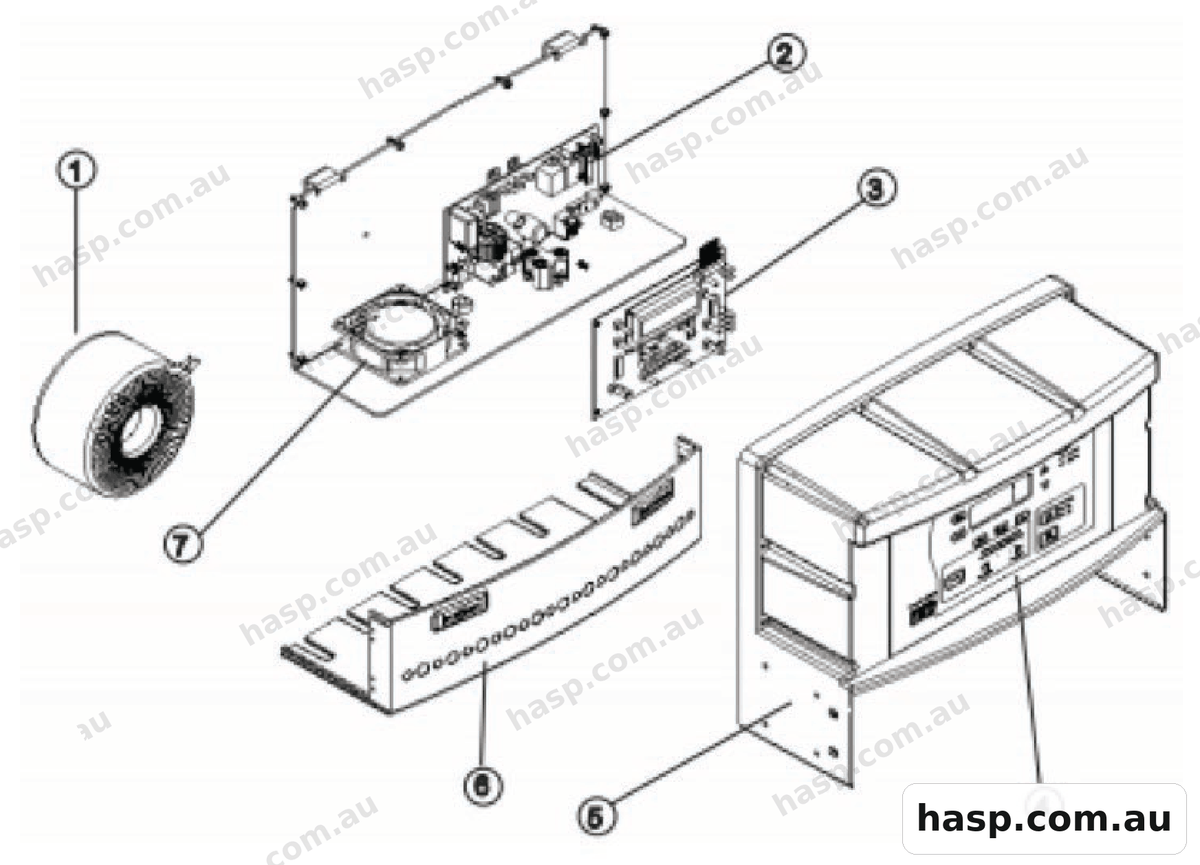 AstralPool VX SALT CHLORINATOR Spare Parts