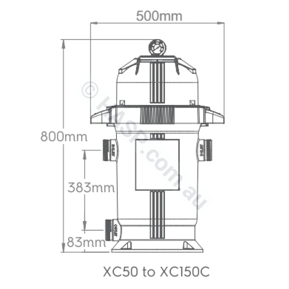 Astralpool Xc Pool And Spa Cartridge Filter 150Sq Ft Xc150C