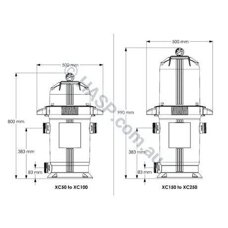 Astralpool XC 75 cartridge filter