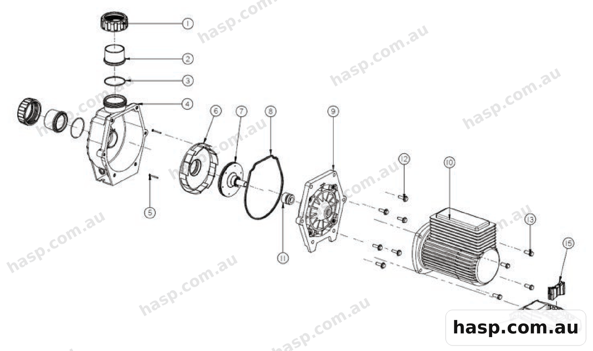 AstralPool XF PUMPS Spare Parts