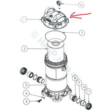 Astralpool ZX filter locking ring detail - replaces superseded parts 7820502 and 7820102