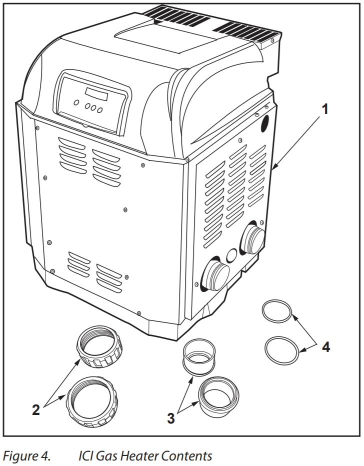 AstralPool ICI 200 Gas Pool & Spa Heater - New for 2020 - Vic Only - Heater and Spa Parts