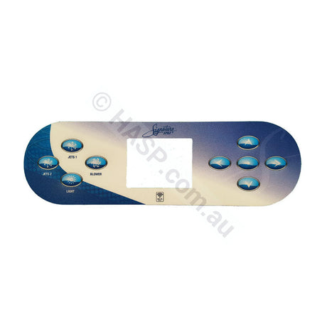 Balboa(Signature Spas) TP800 Overlay