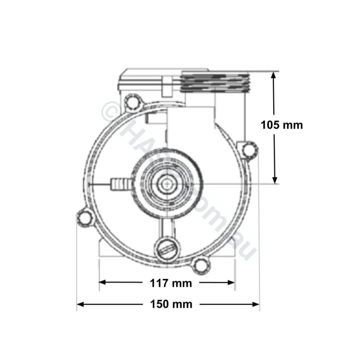Balboa Spa Circulation Pump - 0.25Hp Ultima Circ / Filtration Pumps