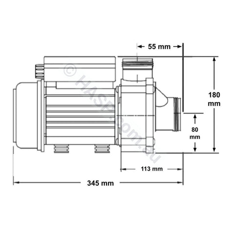 Balboa Spa Circulation Pump - 0.25Hp Ultima Circ / Filtration Pumps