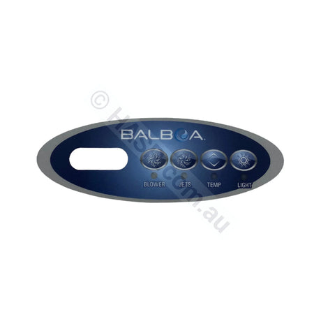 Balboa VL200 1Pump and Blower Decal Sticker Overlay - Touchpads