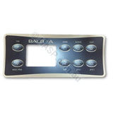 Balboa Vl801D Deluxe 8 Button Overlay