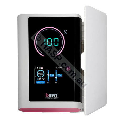 BWT Diamond 75 Mineraliser with hinged screen cover open