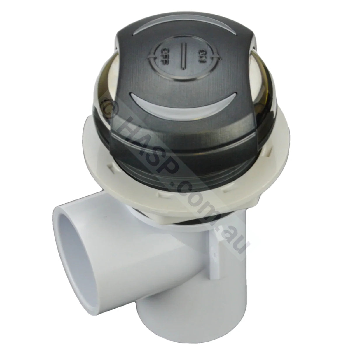 CMP 1’’ On/Off Valve - Halo Graphite Grey / SS Pool & Spa