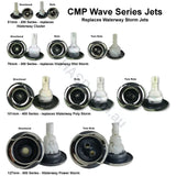 CMP 400 3 3/8’’ Typhoon Jet - Roto - Scallops - 86mm Jets