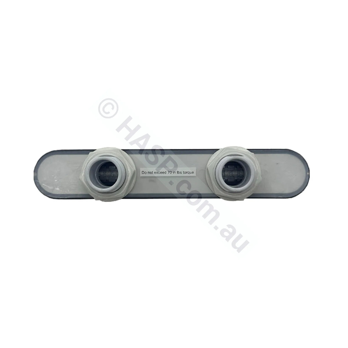 CMP 6’’ Crystalfalls Waterfall (textured w/2 Nuts & Gasket) S/Steel/Clear