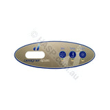 Designer Spas - 3-Button - Balboa VL200 Touchpad Overlay - Overlays
