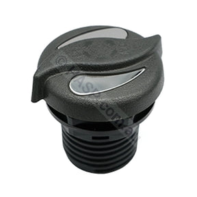 Edgetec Airon Sea Breeze Air Control w/ Stainless - Teardrop Raindrop S-handle - Pool & Spa