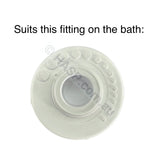 Edgetec Decina Gold Spa Bath Air Control Cap - 46mm - Smooth Pool & Spa