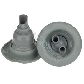 Edgetec Exhilarator 125 Jet Internal - Twin Spin - Grey - 125mm - Heater and Spa Parts