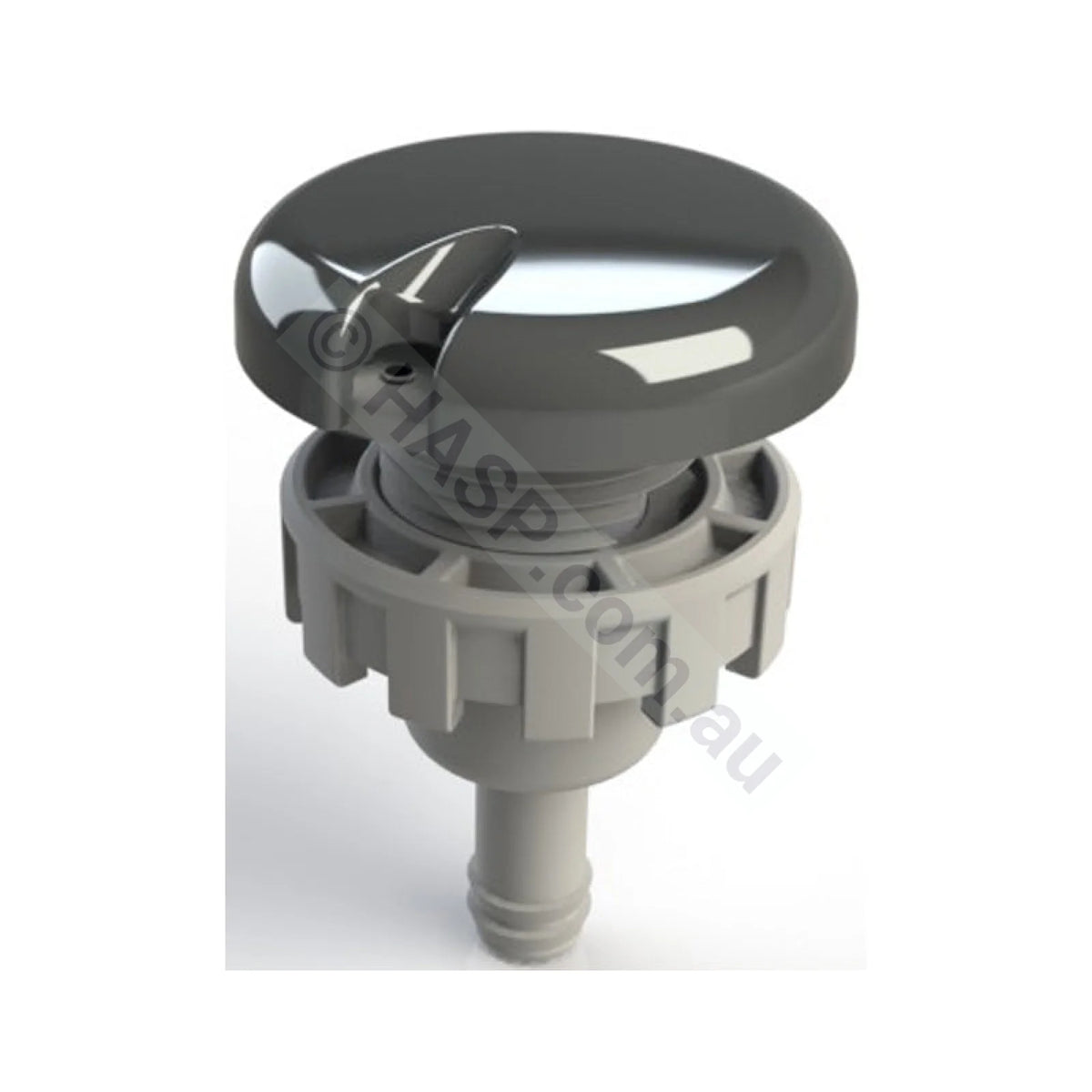 Edgetec Reactive Air Control Venturi for Spa Baths - Chrome Smooth - Obsolete (No Longer Available) - Air Controls