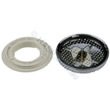 Edgetec SLP Spa Bath Suction - Chrome - 100mm - 192lpm - Heater and Spa Parts