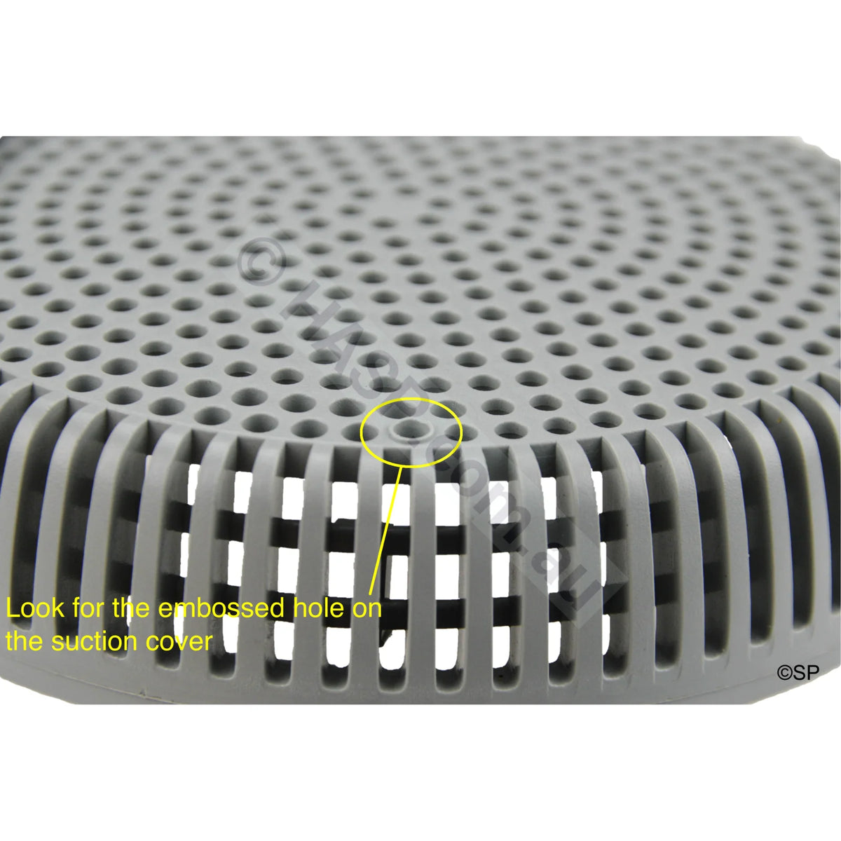 Edgetec Spa Bath Suction - Chrome - 100mm - 192lpm - Heater and Spa Parts
