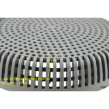 Edgetec Spa Bath Suction - Chrome - 100mm - 192lpm - Heater and Spa Parts