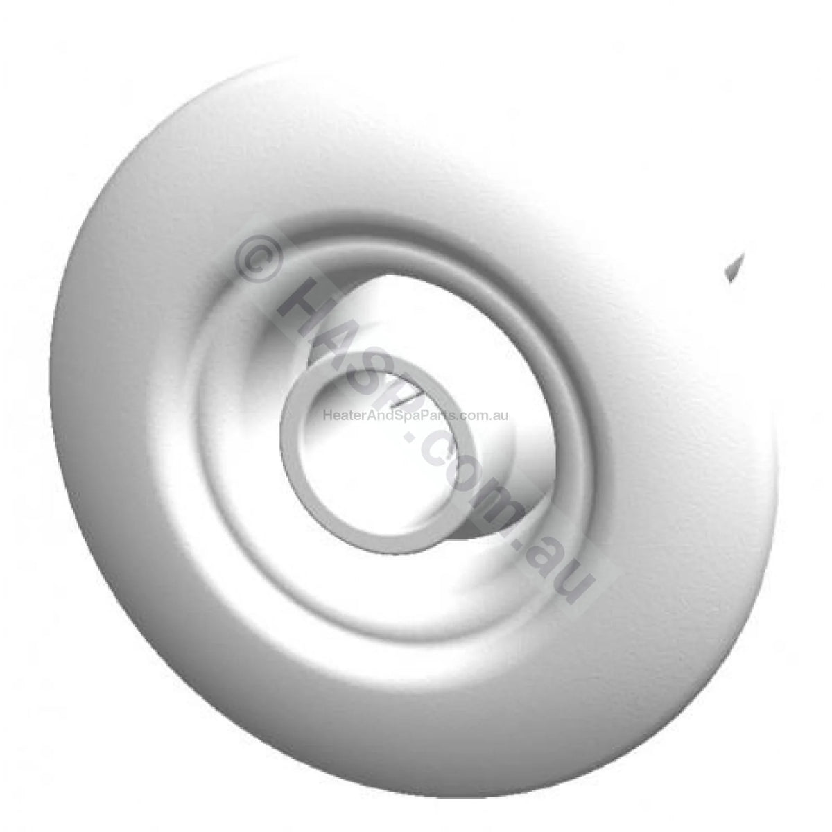 Edgetec Trio Jet Face & Venturi - White - Mitee / Decina - 72mm - Heater and Spa Parts