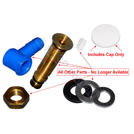 Englefield Spa Bath Air Injector Cap / Air Jet Cap - 23mm OD - Pool & Spa