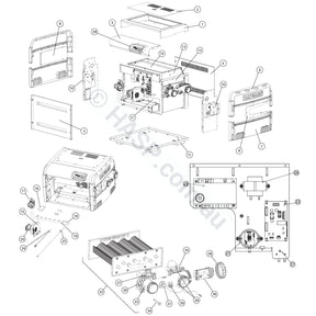 Hayward Gas Heater Parts List - H150FD H250FD H400FD