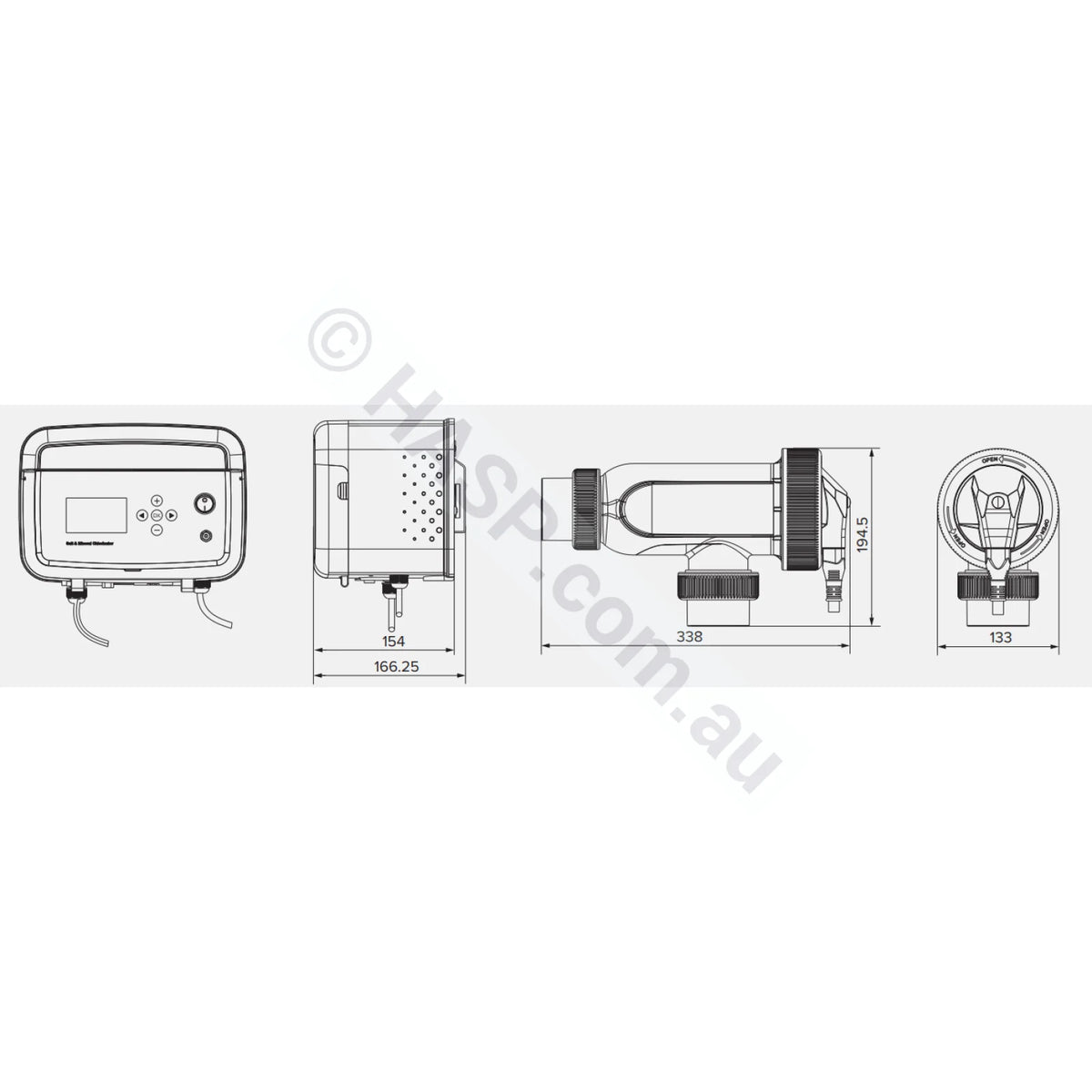 Henden by Reece Compact Salt & Mineral Chlorinators
