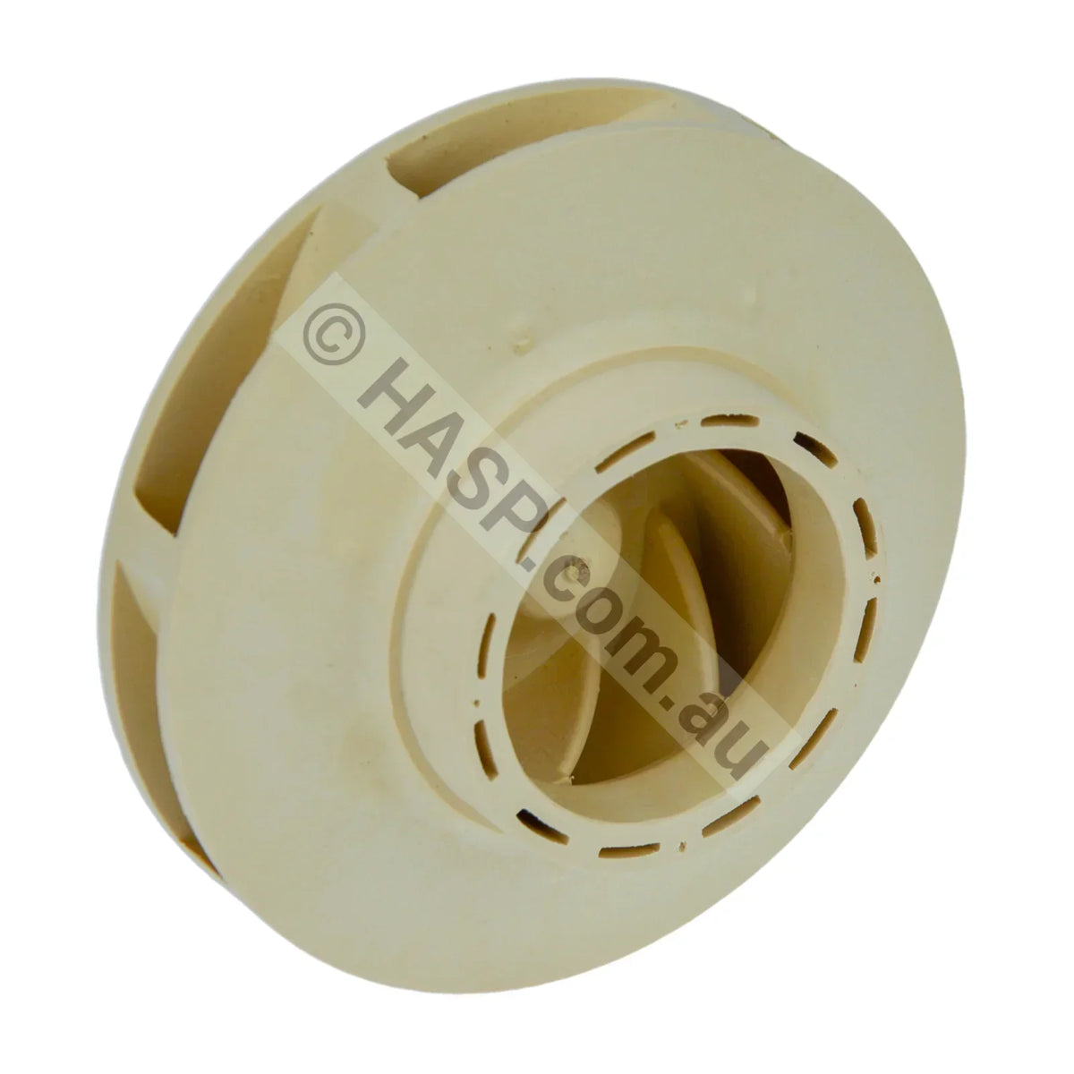 Spa jet booster pump impeller vane detail