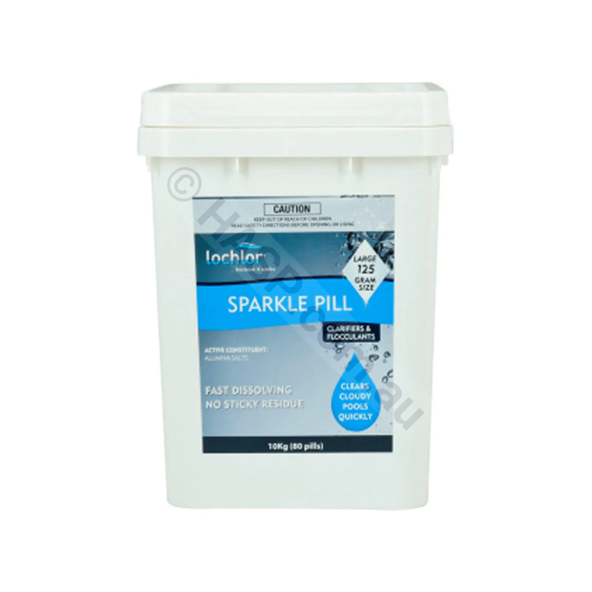LoChlor Sparkle Pill 10kg Bucket (80 x 125g)