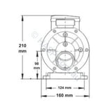 LX Whirlpool TDA 100 1.0HP Spa Jet & Circulation Pump - DXD 310 Repalcement Pump