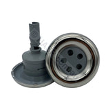 Mini Hurricane Spa Jet Pulse - Gray & Stainless Steel - 75mm - Spa Industries Signature Leisurite Designer Cyclone and