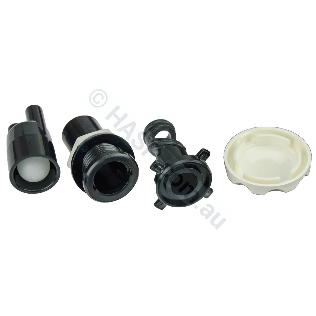 Onga Classic Air Control Venturi - White - Dual Barb - 50mm Diameter - OBSOLETE - Heater and Spa Parts