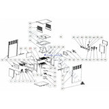 Raypak Rheem Spartan 131 - Spare Parts Including Diagram - Heater and Spa Parts