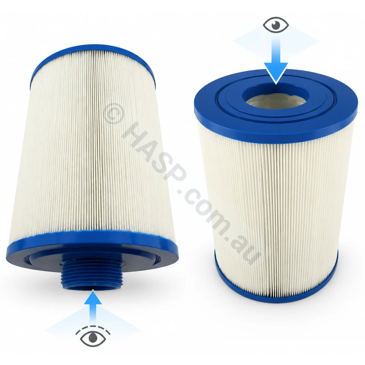 SofTub Replacement Filter Cartridge - Open top / Threaded bottom