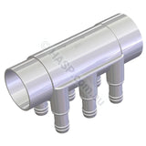 Spa Jet Manifold - 50mm pipe to 3/4"/19mm Jet Hose - 6 Port - Heater and Spa Parts