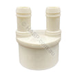 Spa Jet Water End Manifold - 50mm pipe to 3/4’’/19mm Jet Hose - 2 Port - Plumbing & Fittings