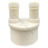 Spa Jet Water End Manifold - 50mm pipe to 3/4’’/19mm Jet Hose - 2 Port - Plumbing & Fittings