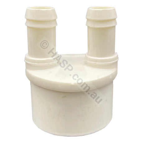 Spa Jet Water End Manifold - 50mm pipe to 3/4’’/19mm Jet Hose - 2 Port - Plumbing & Fittings